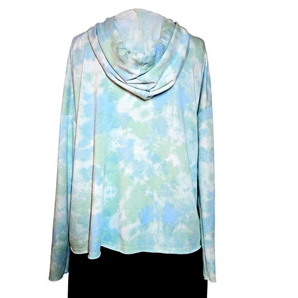 Tie Die Lightweight Hoodie Size Medium - Picture 2 of 4